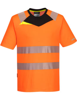 PW DX413 OR/MU HI-VIS T-PAITA S Main Image