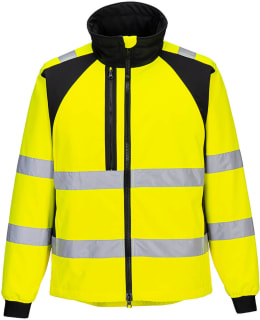 PW CD875YBR WX2 HIVIS SOFTSHELL 3XL Main Image