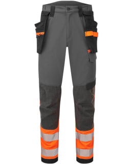 PORTWEST EV442 HI-VIS LONG WORKPANTS 30 Main Image