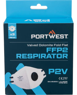 PW P210WHR FFP2 VALVED RESPIRATOR PK3 Main Image