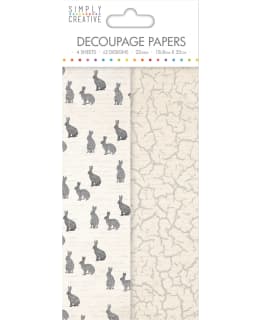 TC DECOUPAGE 18,8X35CM/4 PUPUT PAPERI Main Image