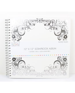 SC SCRAPBOOK KIE 30X30 VALK, HOPEAKUVIO Main Image