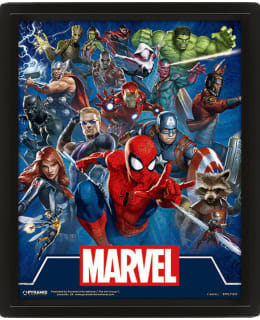 WALLART MARVEL CINEMATIC ICONS 3D Main Image