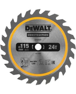 DEWALT DT20420 115MM 24T PYÖRÖSAHANTERÄ Main Image