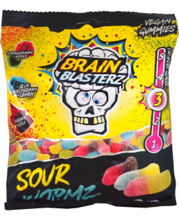 BRAIN BLASTERZ SOUR WORMZ 100 G PUSSI Main Image