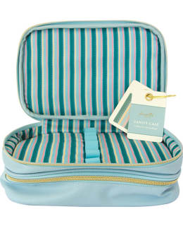 DC STRIPE DOUBLE ZIP VANITY CASE 1PC Main Image