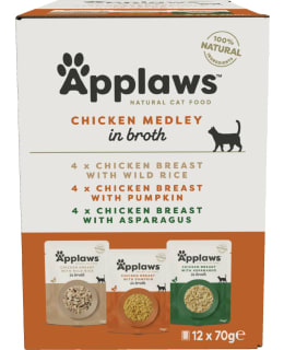 APPLAWS CAT MULTIPACK 12X70G CHICKEN Main Image