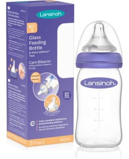LANSINOH 0KK+ 160 ML LASINEN TUTTIPULLO Main Image