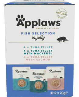 APPLAWS CAT MULTIPACK 12X70G FISH Main Image