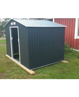 POHJOLA GARDEN 5.3M2 GARDEN SHED GRY Main Image
