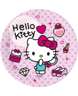 HELLO KITTY 8 PCS 23 CM PAPER PLATES Main Image