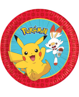 POKEMON 8 PCS 23 CM PAPER PLATES Main Image