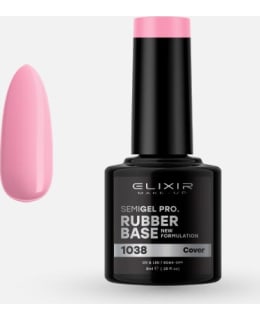 Elixir Semi Gel Rubber Base Coat 8 ml alusgeelilakka Main Image