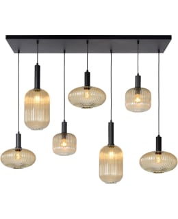 LUCIDE MALOTO 7XE27 AMBER RIIPPUVALAISIN Main Image