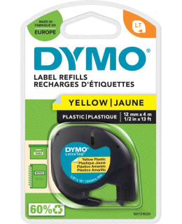 DYMO LETRATAG 12MM KELTAINEN MUOVITEIPPI Main Image