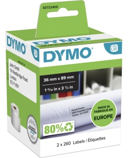 DYMO PK2 99012 89X36MM ISO OSOITETARRA Main Image