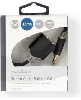 NEDIS CABW22100AT02 STEREOAUDIOKAAPELI 3 Main Image