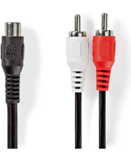 NEDIS CAGB24020BK02 SUBWOOFER-KAAPELI 2X Main Image