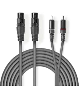 NEDIS 2XLR 3P-2RCA NA-UR 1,5M AUDIOKAAPE Main Image