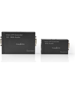 NEDIS CREP5930BK VGA- JA ÄÄNILAAJENNIN Main Image