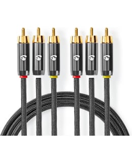 NEDIS CVTB24300GY20 KOMPOSIITTIVIDEOKAAP Main Image