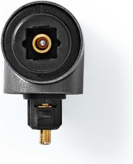 Nedis CATB25920GY TosLink naaras-TosLink uros Kulma 90 ° TosLink-adapteri Main Image