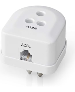 Nedis ADSL-suodin RJ11/puhelinpistoke Main Image