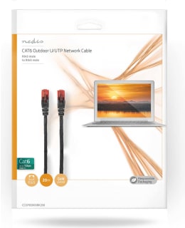NEDIS CCGB85900BK200 CAT 6 KAAPELI RJ4 Main Image