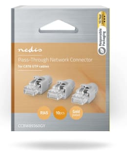 NEDIS 10 KPL CAT6 UTP RJ45-LIITIN Main Image