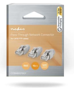 NEDIS CCBW89370GY RJ45-LIITIN RJ45 PAS Main Image