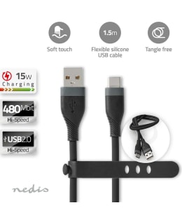 NEDIS CCGB60800BK15 USB KAAPELI USB 2. Main Image