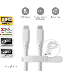 NEDIS CCGB64810WT10 USB KAAPELI USB 3. Main Image