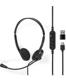NEDIS CHSTU110BK PC-HEADSET ON-EAR-KUU Main Image