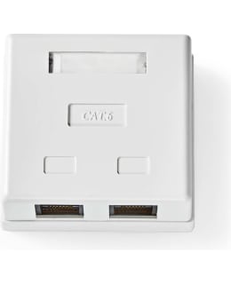 NEDIS 2X CAT6 U/UTP VERKON SEINÄRASIA Main Image