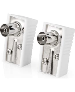 NEDIS CSGB40920WT IEC COAX LIITIN KULM Main Image