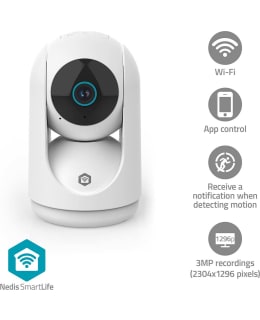 NEDIS SMARTLIFE WIFICI23CWT SISÄKAMERA Main Image
