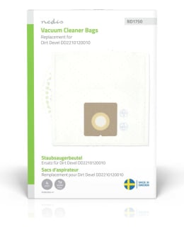 NEDIS DIRT DEVEL SWIFTY M PÖLYPUSSI 4KPL Main Image