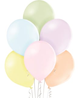 PASTELLIVÄRISEKOITUS 25 KPL ILMAPALLO Main Image