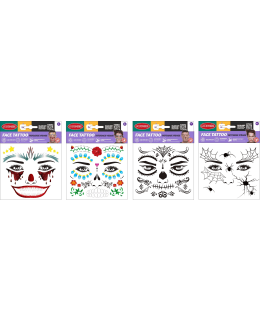 HALLOWEEN SIIRTOKUVATATUOINTI KASVOILLE Main Image