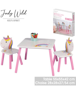 JW 151302 UNICORN PÖYTÄ JA KAKSI TUOLIA Main Image