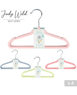 VELVET KIDS HANGER 4 ASS. COLOURS Main Image