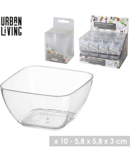 BOWL - CLEAR 10PCS/PVC BOX Main Image