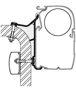 Thule OM 307970 Hymer B2-class sovite, 5-sarja, 5,00 m Main Image