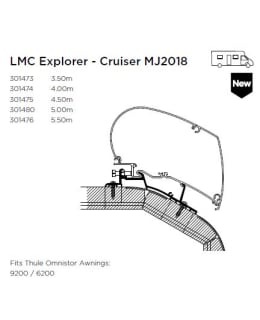 THULE OM 301473 LMC EXPLORER-CRUISER MJ2 Main Image