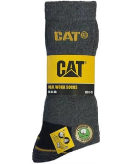 CAT WORK 3-PR CHARCOAL TYÖSUKAT 39-42 Main Image