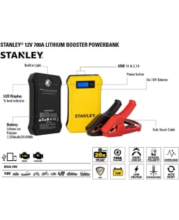 STANLEY 12V 700A APUKÄYNNISTIN Main Image