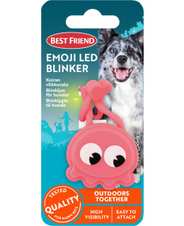 BEST FRIEND EMOJI KOIRAN LED VILKKUVALO Main Image