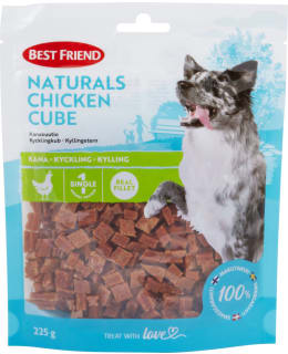 BEST FRIEND NATURALS CHICKEN CUBE 225 G Main Image