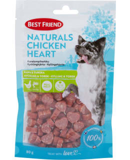 BEST FRIEND NATURALS CHICKEN HEART 80 G Main Image