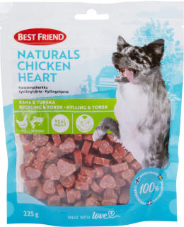BEST FRIEND NATURALS CHICKEN HEART 225G Main Image